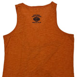 Legendary Harley Davidson Graphic Tank Top - XL Orange Polyester