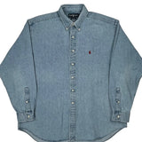 Blake Ralph Lauren Denim Shirt - XL Blue Cotton