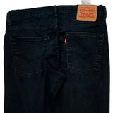 Levis 512 Jeans - 32W 30L Black Cotton