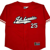 St. Louis Sport Attack Mlb Jersey - Large Red Polyester