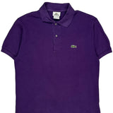 Lacoste Polo Shirt - Medium Purple Cotton
