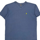 Polo By Ralph Lauren T-Shirt - Large Blue Cotton