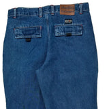 Reliq Cargo Pants - 32W 31L Blue Cotton