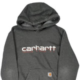 Carhartt Hoodie - Small Grey Cotton Blend