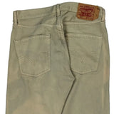 501 Levis Jeans - 32W 30L Beige Cotton