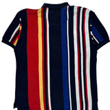 Nautica Striped Polo Shirt - Medium Multicoloured Cotton
