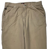 Tommy Jeans Carpenter Trousers - 36W 29L Beige Cotton
