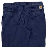 Carhartt Trousers - 37W 32L Blue Cotton