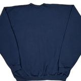 1990'S Blank Made In USA Hanes Sweatshirt - XL Blue Cotton