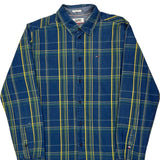 Tommy Jeans Checked Shirt - Medium Green Cotton