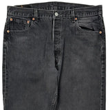 501 Levis Jeans - 34W 34L Grey Denim
