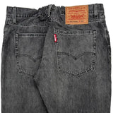 Levis 502 Jeans - 32W 30L Grey Cotton