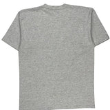 80S Made In USA Nike Graphic T-Shirt - Large Grey Cotton
