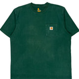 Carhartt T-Shirt - XL Green Cotton