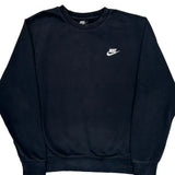 Nike Sweatshirt - Medium Black Cotton