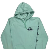 Quiksilver Spellout Hoodie - XL Green Cotton