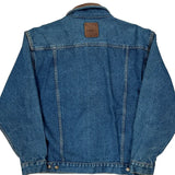 Marlboro Checked Denim Jacket - Medium Blue Cotton