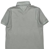 Tommy Hilfiger Polo Shirt - Small Grey Cotton