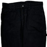 Dickies Carpenter Pants - 35W 29L Black Cotton