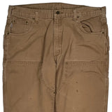 Carhartt Double Knee Carpenter Trousers - 38W 30L Brown Cotton
