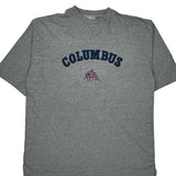 Columbus Blue Jackets Lee Sport College T-Shirt - 2XL Grey Cotton Blend