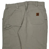 Carhartt Double Knee Carpenter Pants - 38W 32L Khaki Cotton
