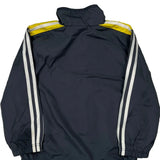 Age 5 Adidas Striped Windbreaker - XS Yellow Polyester