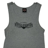 Orlando Harley Davidson Graphic Vest - No Size Grey Cotton