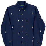 Ralph Lauren Shirt - Small Navy Cotton