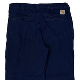 Carhartt Trousers - 34W 30L Navy Cotton