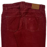 Tommy Hilfiger Cord Trousers - 35″ Waist Red Cotton
