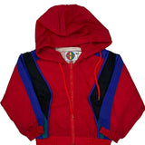 Age 2 London Fog Windbreaker - 2XS Red Nylon
