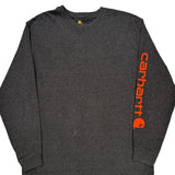 Carhartt Long Sleeve T-Shirt - XL Gray Cotton