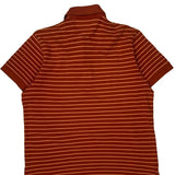 Tommy Hilfiger Striped Polo Shirt - Small Red Cotton