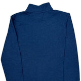 Polo By Ralph Lauren 1/4 Zip - Large Blue Cotton