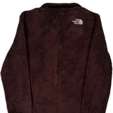 The North Face Fleece Jacket - Medium Burgundy Polyester