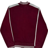 Polo By Ralph Lauren Track Jacket - Medium Burgundy Cotton