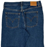 501 Levis Jeans - 32W 27L Blue Cotton