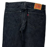 505 Levis Jeans - 35W 30L Black Cotton