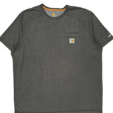 Relaxed Fit Carhartt T-Shirt - XL Gray Cotton