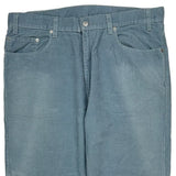 505 Levis Cord Trousers - 38″ Waist Blue Cotton Blend