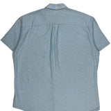 Tommy Hilfiger Short Sleeve Shirt - 2XL Blue Cotton