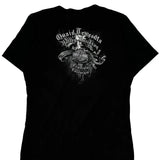 Motorcycles Harley Davidson Graphic T-Shirt - Medium Black Cotton