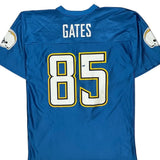 San Diego Chargers N.F.L. Team Apparel Football Football Jersey - Medium Blue Polyester