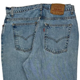 Made In USA Levis 551 Jeans - 34W US 12 Light Wash Cotton