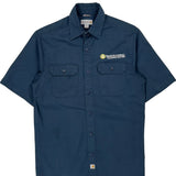 Carhartt Short Sleeve Shirt - Medium Blue Cotton