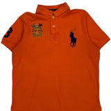 Polo Crest Custom Fit Polo By Ralph Lauren Polo Shirt - XL Orange Cotton