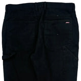Dickies Carpenter Pants - 36W 31L Black Cotton