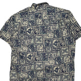 Ho Aloha Floral Hawaiian Shirt - 2XL White Cotton