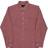 Ralph Lauren Slim Fit Shirt - XL Red Cotton